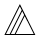 Треугольник со штрихами внутри